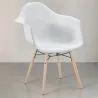 Chaise de Salle à Manger Design Scandinave - Pieds en Bois - Nordika image 7