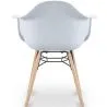 Chaise de Salle à Manger Design Scandinave - Pieds en Bois - Nordika image 7