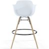 Tabouret de Bar - Design Scandinave - Pieds en Bois - Nordika image 7