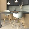 Tabouret de Bar - Design Scandinave - Pieds en Bois - Nordika image 7