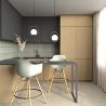 Tabouret de Bar - Design Scandinave - Pieds en Bois - Nordika image 7