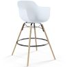 Tabouret de Bar - Design Scandinave - Pieds en Bois - Nordika image 7