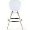 Tabouret de Bar - Design Scandinave - Pieds en Bois - Nordika image 7