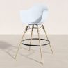 Tabouret de Bar - Design Scandinave - Pieds en Bois - Nordika image 7