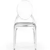 Lot de 2 chaises de salle à manger transparentes - Estilo Victoria  image 7