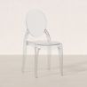 Lot de 2 chaises de salle à manger transparentes - Estilo Victoria  image 7
