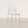 Lot de 2 chaises de salle à manger transparentes - Estilo Victoria  image 7