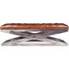 Banc en acier - Tapissé en cuir - Churchill image 7