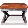 Banc en acier - Tapissé en cuir - Churchill image 7