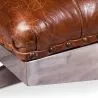 Banc en acier - Tapissé en cuir - Churchill image 7