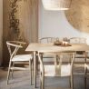 Lot de 4 Chaises de Salle à Manger en Bois - Style Scandinave - Wish image 7