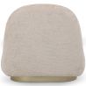 Fauteuil Design Courbe Style Contemporain Rembourré en Chenille - Larry image 7