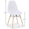 Chaise de Salle à Manger - Design Scandinave - Pieds en Bois - Skögur image 7
