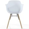 Chaise de Salle à Manger - Design Scandinave - Pieds en Bois - Lot de 2 - Nordika image 7