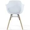 Chaise de Salle à Manger - Design Scandinave - Pieds en Bois - Lot de 2 - Nordika image 7