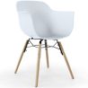 Chaise de Salle à Manger - Design Scandinave - Pieds en Bois - Lot de 2 - Nordika image 7