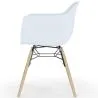 Chaise de Salle à Manger - Design Scandinave - Pieds en Bois - Lot de 2 - Nordika image 7