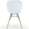 Chaise de Salle à Manger - Design Scandinave - Pieds en Bois - Lot de 2 - Nordika image 7