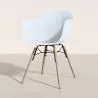 Chaise de Salle à Manger - Design Scandinave - Pieds en Bois - Lot de 2 - Nordika image 7