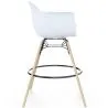 Tabouret de Bar - Design Scandinave - Pieds en Bois - Lot de 2 - Nordika image 7