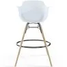 Tabouret de Bar - Design Scandinave - Pieds en Bois - Lot de 4 - Nordika image 7