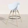 Tabouret de Bar - Design Scandinave - Pieds en Bois - Lot de 4 - Nordika image 7
