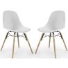 Chaise de Salle à Manger - Design Scandinave - Pieds en Bois - Lot de 2 - Skögur image 7