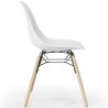 Chaise de Salle à Manger - Design Scandinave - Pieds en Bois - Lot de 4 - Skögur image 7