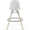 Tabourets de Bar - Design Scandinave - Pieds en Bois - Lot de 4 - Skögur image 7