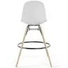 Tabourets de Bar - Design Scandinave - Pieds en Bois - Lot de 4 - Skögur image 7