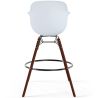 Tabouret de bar - Design Scandinave - Pieds en Bois Foncé - Nordika image 7