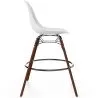 Tabouret de Bar - Design Scandinave - Pieds en Bois Foncé - Skögur image 7