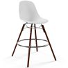 Tabourets de Bar - Design Scandinave - Pieds en Bois Sombre - Lot de 2 - Skögur image 7