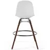 Tabourets de Bar - Design Scandinave - Pieds en Bois Sombre - Lot de 2 - Skögur image 7