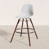 Tabourets de Bar - Design Scandinave - Pieds en Bois Sombre - Lot de 2 - Skögur image 7