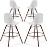 Tabourets de Salle à Manger - Design Scandinave - Pieds en Bois Sombre - Lot de 4 - Skögur image 7