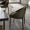 Chaise de Salle à Manger Rembourrée avec Pieds en Bois - Design Moderne pour Restaurants et Hôtels de Luxe image 7