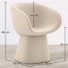 Fauteuil de Design Sculptural Rembourré - Pour Hôtels, Restaurants et Espaces de Luxe - Ideali image 7