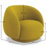 Fauteuil Rembourré au Design Enveloppant - Style Moderne Courbé - Bobby image 7