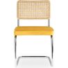 Chaise de salle à manger - tapissée de velours - Bois et rotin - New Edition - Martha image 7