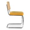 Chaise de salle à manger - tapissée de velours - Bois et rotin - New Edition - Martha image 7