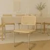 Chaise de Salle à Manger - Design Vintage - Bois et Rotin - Nouvelle Édition - Bruna image 7