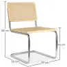 Chaise de Salle à Manger - Design Vintage - Bois et Rotin - Nouvelle Édition - Bruna image 7