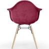 Chaise de Salle à Manger en Velours - Design Scandinave et Pieds en Bois - Nordika image 7