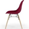 Chaise de Salle à Manger en Velours - Design Scandinave et Pieds en Bois - Skögur image 7