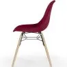 Chaise de Salle à Manger en Velours - Design Scandinave et Pieds en Bois - Skögur image 7