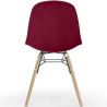 Chaise de Salle à Manger en Velours - Design Scandinave et Pieds en Bois - Skögur image 7