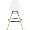 Tabouret de Bar en Velours - Design Scandinave et Pieds en Bois - Skögur image 7