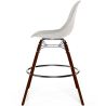 Tabouret de Bar en Velours - Design Scandinave et Pieds en Bois Foncé - Skögur image 7