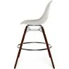 Tabouret de Bar en Velours - Design Scandinave et Pieds en Bois Foncé - Skögur image 7